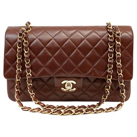 brown chanel classic flap|chanel classic flap 2022.